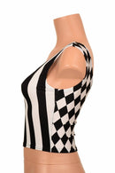 Two Tone Reversible Tank Crop Top - Coquetry Clothing