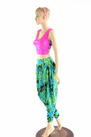 Two Tone Reversible Tank Crop Top - Coquetry Clothing