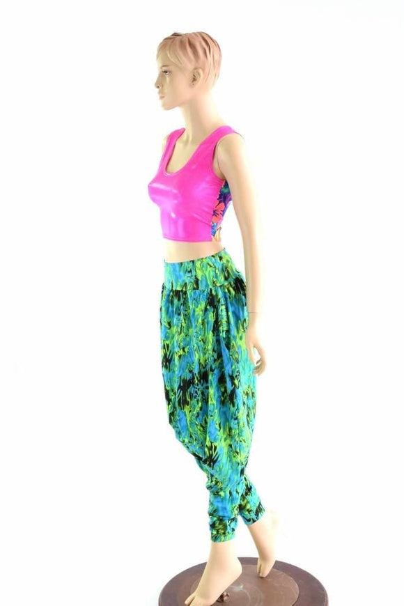 Two Tone Reversible Tank Crop Top - Coquetry Clothing