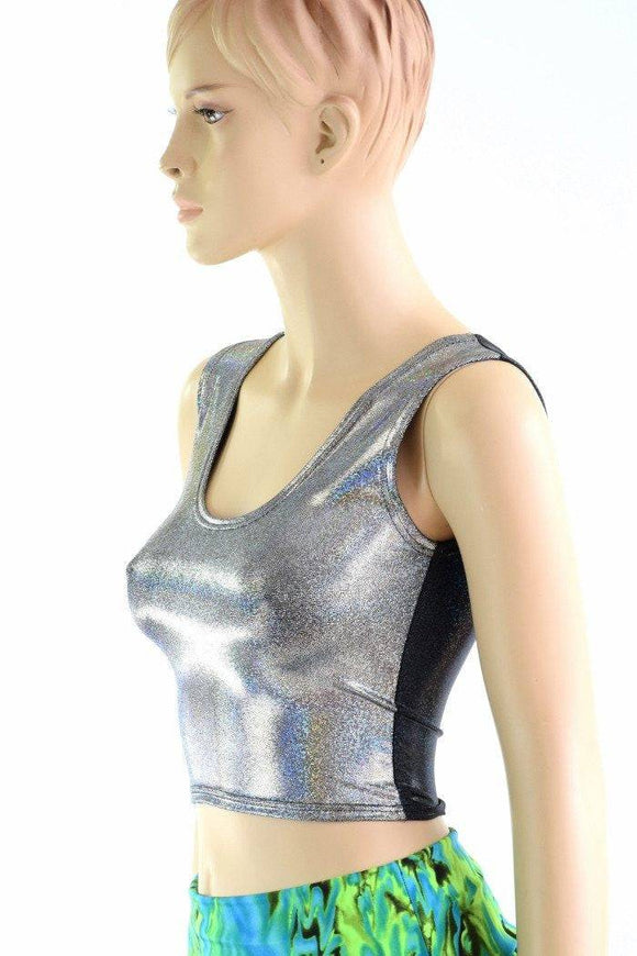 Two Tone Reversible Tank Crop Top - Coquetry Clothing