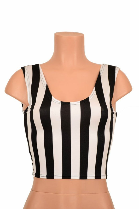 Two Tone Reversible Tank Crop Top - Coquetry Clothing