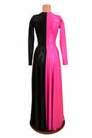 Two Tone Split Circle Cut Gown - Coquetry Clothing