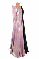 Two Tone Split Circle Cut Gown - Coquetry Clothing
