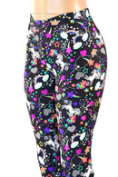 Unicorn and Rainbows High Waist Capri Leggings - Coquetry Clothing
