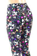 Unicorn and Rainbows High Waist Capri Leggings - 5