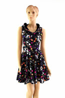 Unicorn and Rainbows Hoodie Skater Dress - Coquetry Clothing
