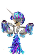 Unicorn Roller Skate and Helmet Cover Set with Tail Sash - 4
