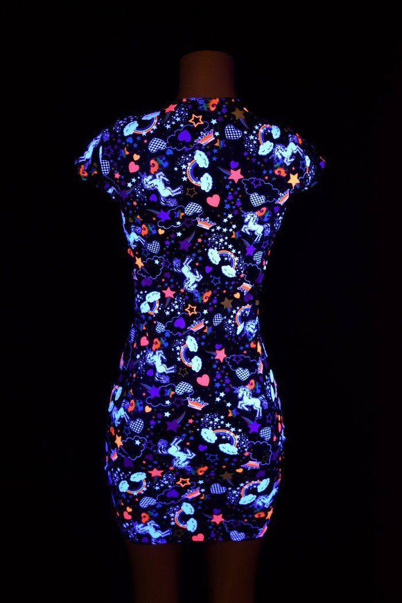 Unicorns and Rainbows Bodycon Dress - Coquetry Clothing