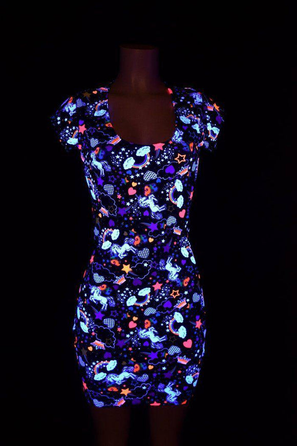 Unicorns and Rainbows Bodycon Dress - Coquetry Clothing