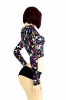 Unicorns and Rainbows Long Sleeve Crop Top - Coquetry Clothing