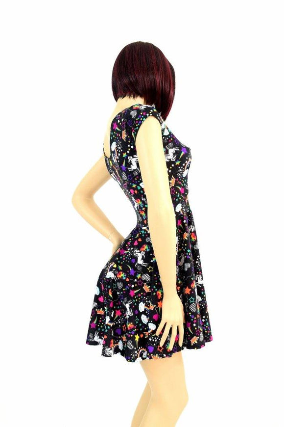 Unicorns and Rainbows Skater Dress - Coquetry Clothing