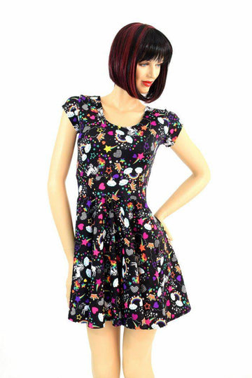Unicorns and Rainbows Skater Dress - Coquetry Clothing