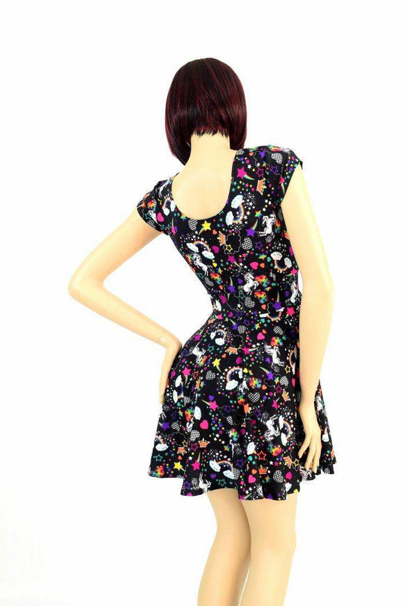 Unicorns and Rainbows Skater Dress - Coquetry Clothing