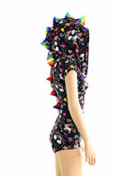 Unicorns & Rainbows Dragon Hoodie Romper - Coquetry Clothing