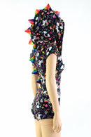 Unicorns & Rainbows Dragon Hoodie Romper - Coquetry Clothing