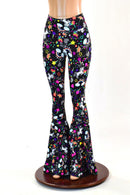 Unicorns & Rainbows High Waist Bell Bottom Flares - Coquetry Clothing