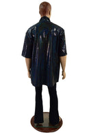 Unisex Open Front Nomad Shirt with Robe Collar - Coquetry Clothing