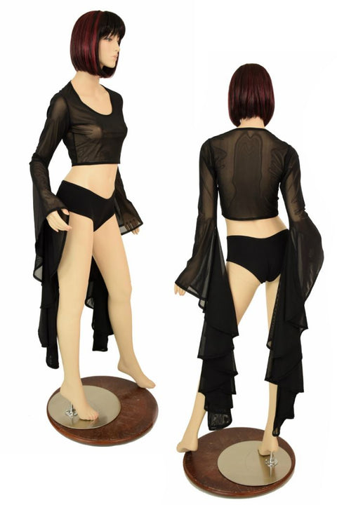 Sorceress Sleeve Crop Top - Coquetry Clothing