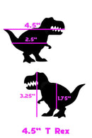 UV Galaxy T Rex Pasties - Coquetry Clothing