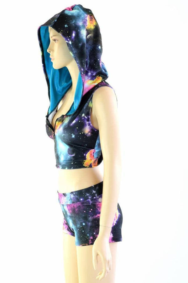 UV Galaxy Zippered Hoodie Set - 4