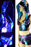 UV Galaxy Zippered Hoodie Set - 1