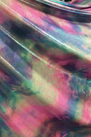 UV Glow COTTON CANDY Holographic Spandex Fabric - Coquetry Clothing