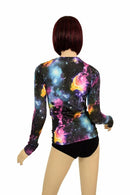 UV Glow Galaxy Long Sleeve Top - Coquetry Clothing