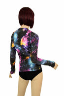 UV Glow Galaxy Long Sleeve Top - Coquetry Clothing