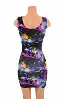 UV Glow Galaxy Tank Dress - Coquetry Clothing