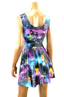 UV Glow Galaxy Tank Skater Dress - Coquetry Clothing