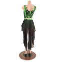 UV Glow Green Lighting Laceup Set with Mesh Hi Lo - 3