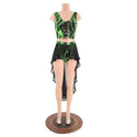 UV Glow Green Lighting Laceup Set with Mesh Hi Lo - 5