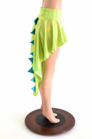 UV Glow Lime Holographic Fabric - Coquetry Clothing