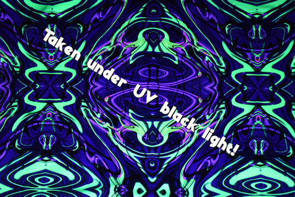 UV Glow Neon Melt Fabric - 4
