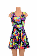 UV Glow Sonic Bloom Fabric - Coquetry Clothing