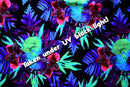 UV Glow Sonic Bloom Fabric - Coquetry Clothing