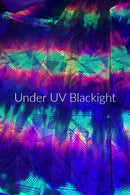 UV Glow Spectrum Holographic Stretch Fabric - Coquetry Clothing