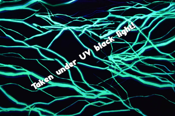 UV Green Lightning Print Fabric - Coquetry Clothing