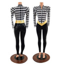 V Front Catsuit with Mini Vicky Sleeves - Coquetry Clothing
