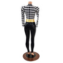V Front Catsuit with Mini Vicky Sleeves - Coquetry Clothing