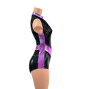 V Front Romper with Boy Cut Leg - Coquetry Clothing