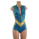 V Front Romper with Boy Cut Leg - Coquetry Clothing