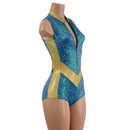 V Front Romper with Boy Cut Leg - Coquetry Clothing