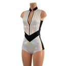 V Front Romper with Boy Cut Leg - Coquetry Clothing