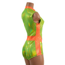 V Front Romper with Boy Cut Leg - Coquetry Clothing