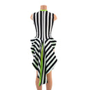 V Neck Tuxedo Back Romper with Siren Cut Leg - Coquetry Clothing