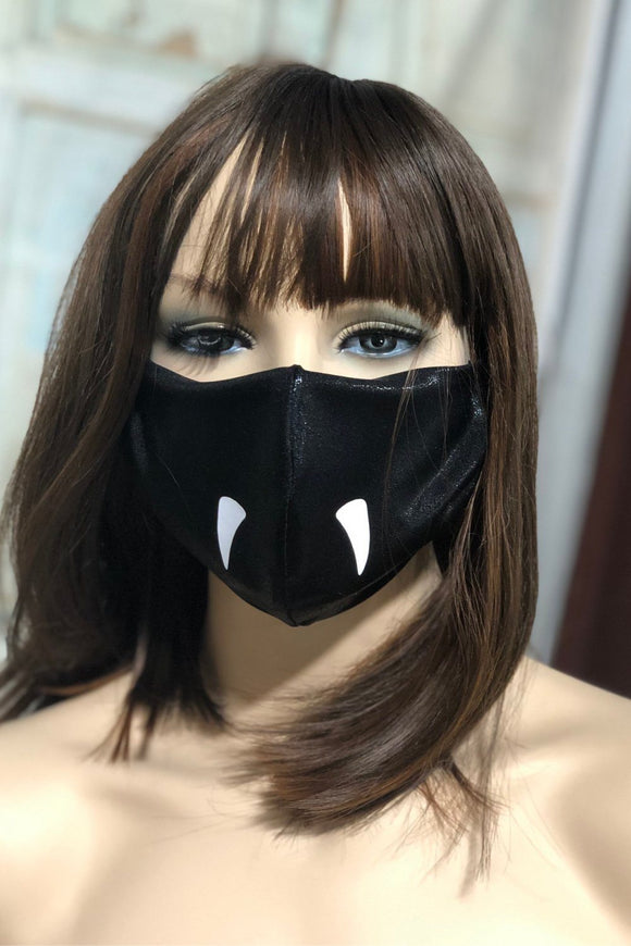 Vampire Fangs Face Mask - Coquetry Clothing