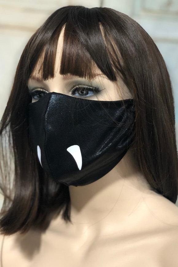 Vampire Fangs Face Mask - Coquetry Clothing