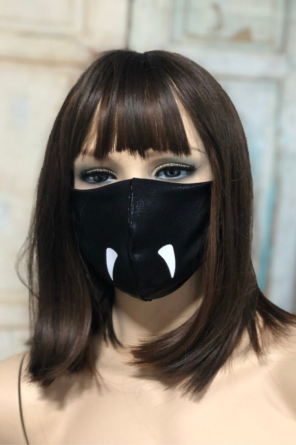 Vampire Fangs Face Mask - Coquetry Clothing