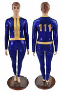 Blue & Gold Fallout Cosplay Suit - 1